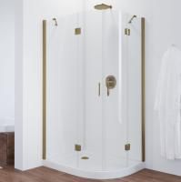 Душевой уголок Vegas Glass AFS-F 110*80 05 01 L профиль бронза, стекло прозрачное