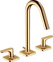 Смеситель для раковины Axor Citterio M 34133990 полированное золото