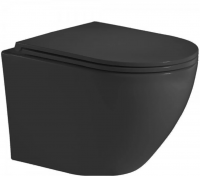Подвесной унитаз WeltWasser SK Merzbach 004 MT-BL черный матовый