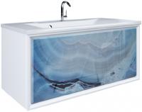 Тумба под раковину Marka One Seattle 90П blue marble