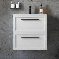 Тумба с раковиной Stworki Эстерсунд 60 белая матовая