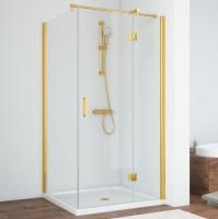 Душевой уголок Vegas Glass AFP-Fis 100*90 09 01 R профиль золото, стекло прозрачное