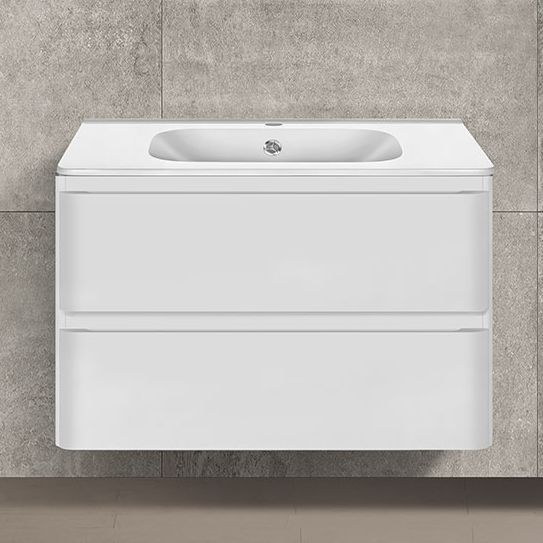 Тумба с раковиной Vincea Vico 60 белая глянцевая