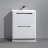 Тумба с раковиной BelBagno Ancona-N 80 bianco lucido напольная