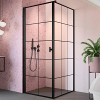 Душевой уголок Radaway Nes Black KDJ I Factory 90x90 L