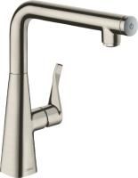 Смеситель для кухни Hansgrohe Metris Select M71 14847800 сталь