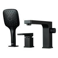 Смеситель на борт ванны Gappo G1117-6 черный