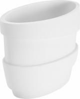 Стакан Kassatex Alpine AAP-TBH-W для зубных щёток, белый