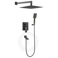 Душевая система Filarete Waterfall FL1010BG, графит