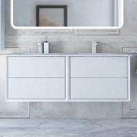 Тумба с раковиной Cezares Bellagio 140 bianco opaco