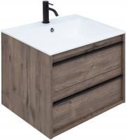 Тумба с раковиной Aquanet Lino 60 дуб веллингтон