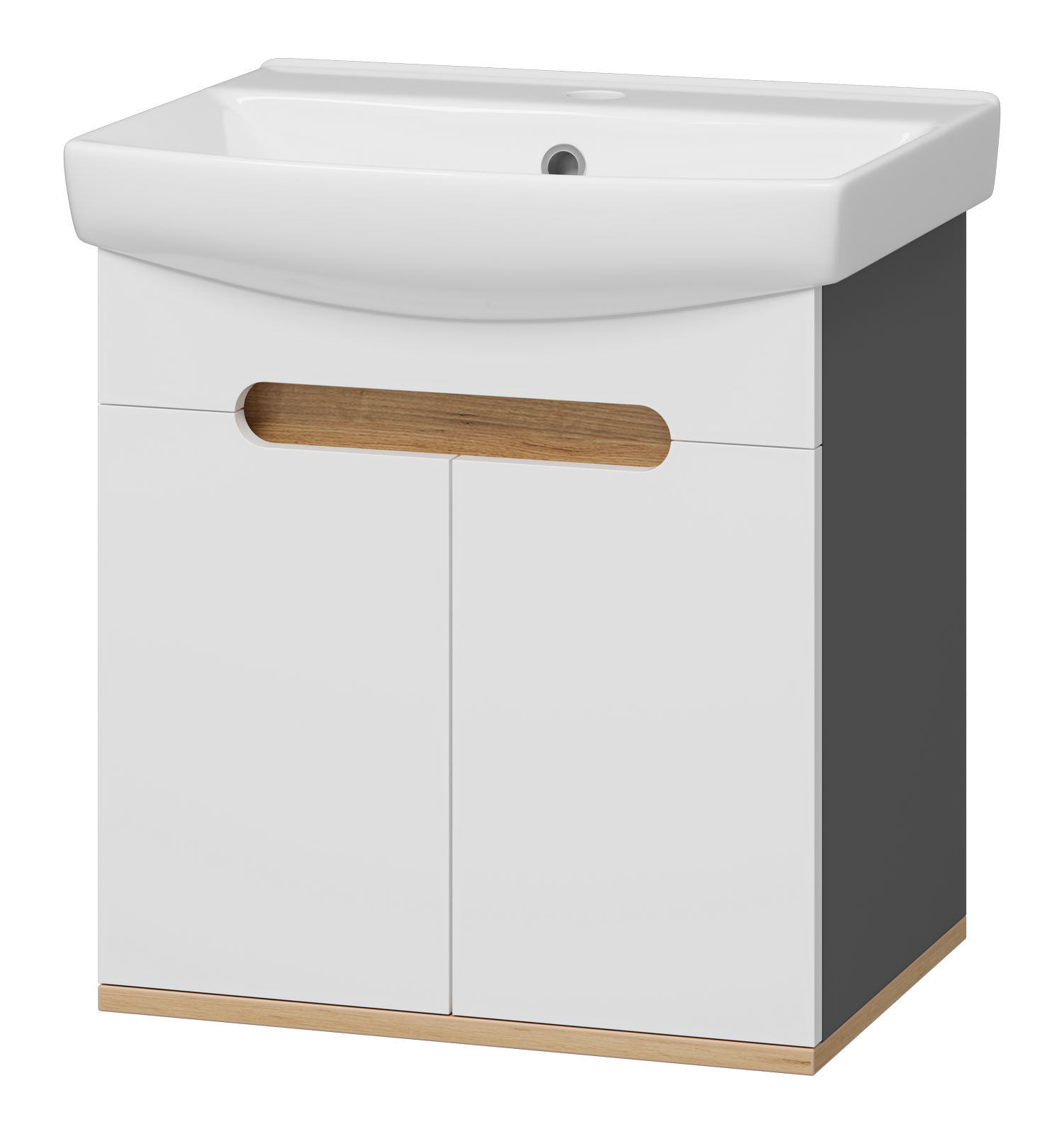 Тумба с раковиной Misty Сканди 50 подвесная