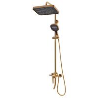 Душевая стойка Hansberge H5068GO, золото