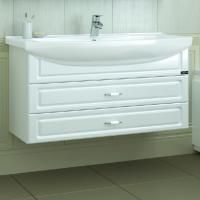 Тумба под раковину СанТа Верона 105 подвесная, 2 ящика