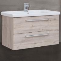 Тумба под раковину Dreja Gio 100 дуб кантри, подвесная, 2 ящика