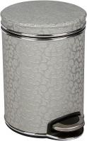Мусорное ведро Geralis V-FHH-B серебро, хром, 5 л