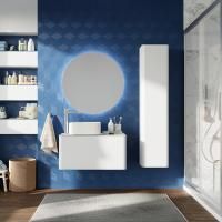 Мебель для ванной Stworki Ноттвиль 80 белая, с отверстием под смеситель