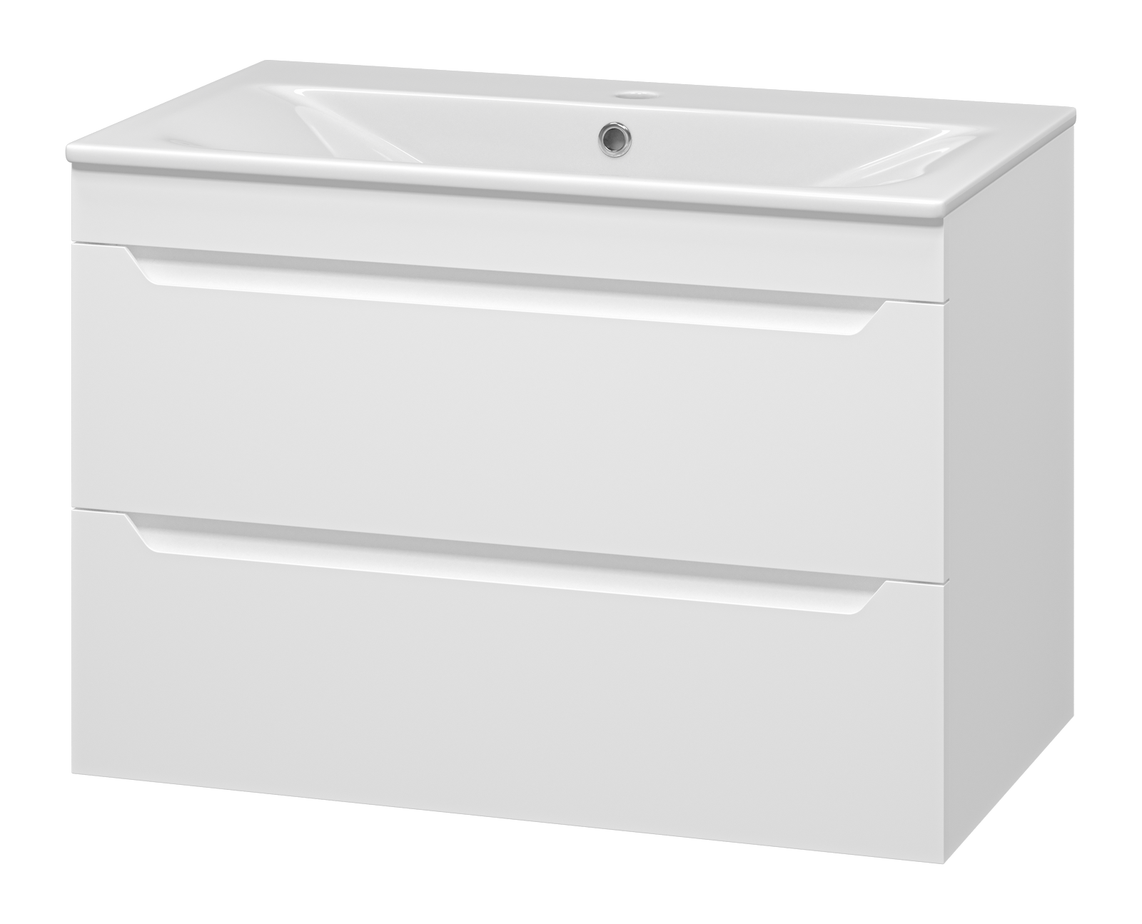 Тумба с раковиной Misty Бриз 80 подвесная