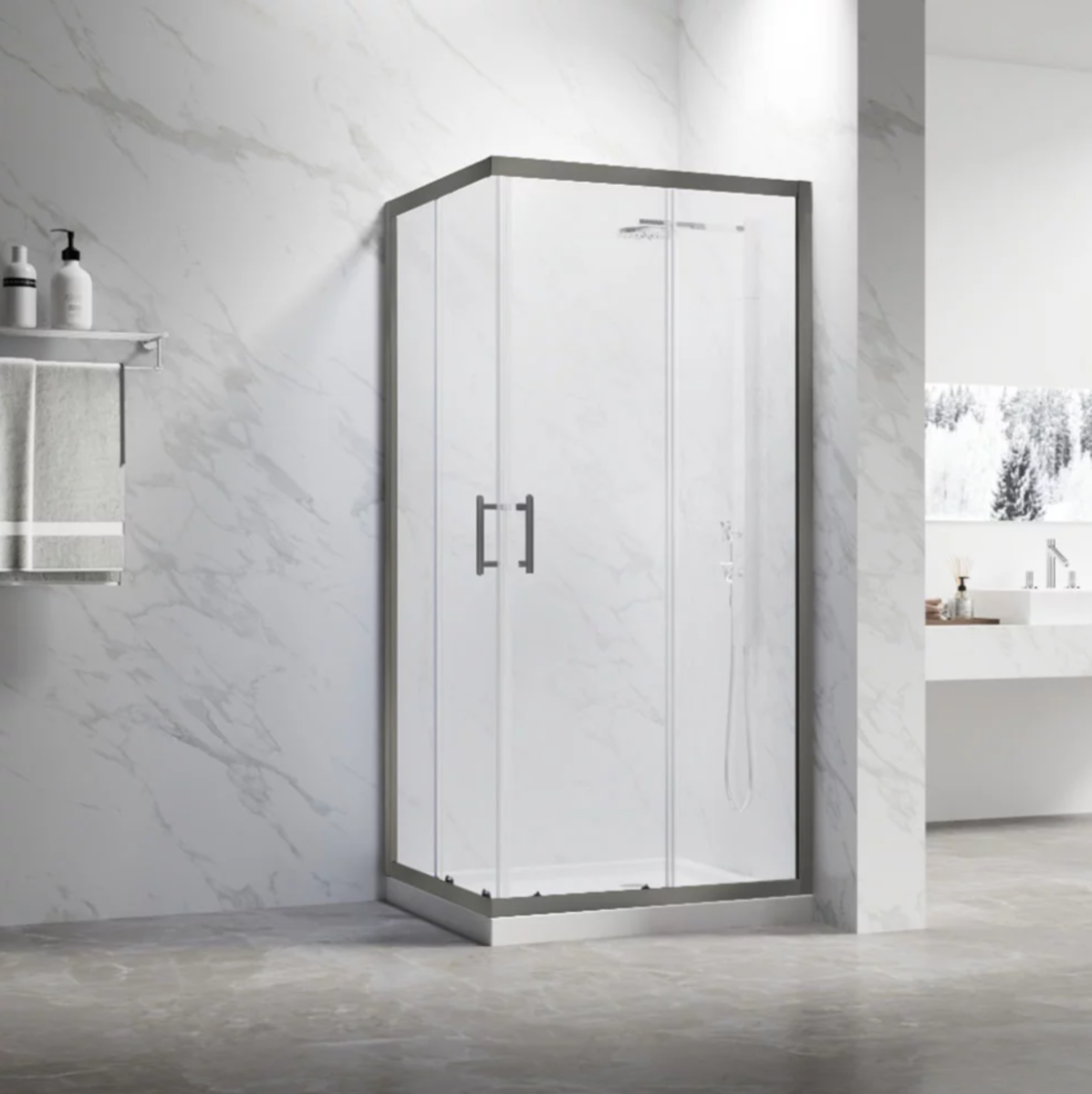 Душевой уголок Veconi Rovigo RV-27GM 120x90