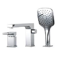 Смеситель на борт ванны Gappo G1118 хром