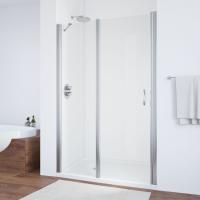 Душевая дверь в нишу Vegas Glass EP-F-1 120 08 01 L профиль глянцевый хром, стекло прозрачное Душевая дверь в нишу Vegas Glass EP-F-1 120 08 01 L профиль глянцевый хром, стекло прозрачное