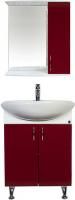 Мебель для ванной Orange Роса 60 бордовая