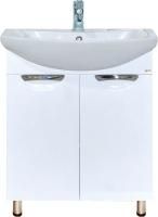 Тумба с раковиной Misty Лаванда 70 прямая