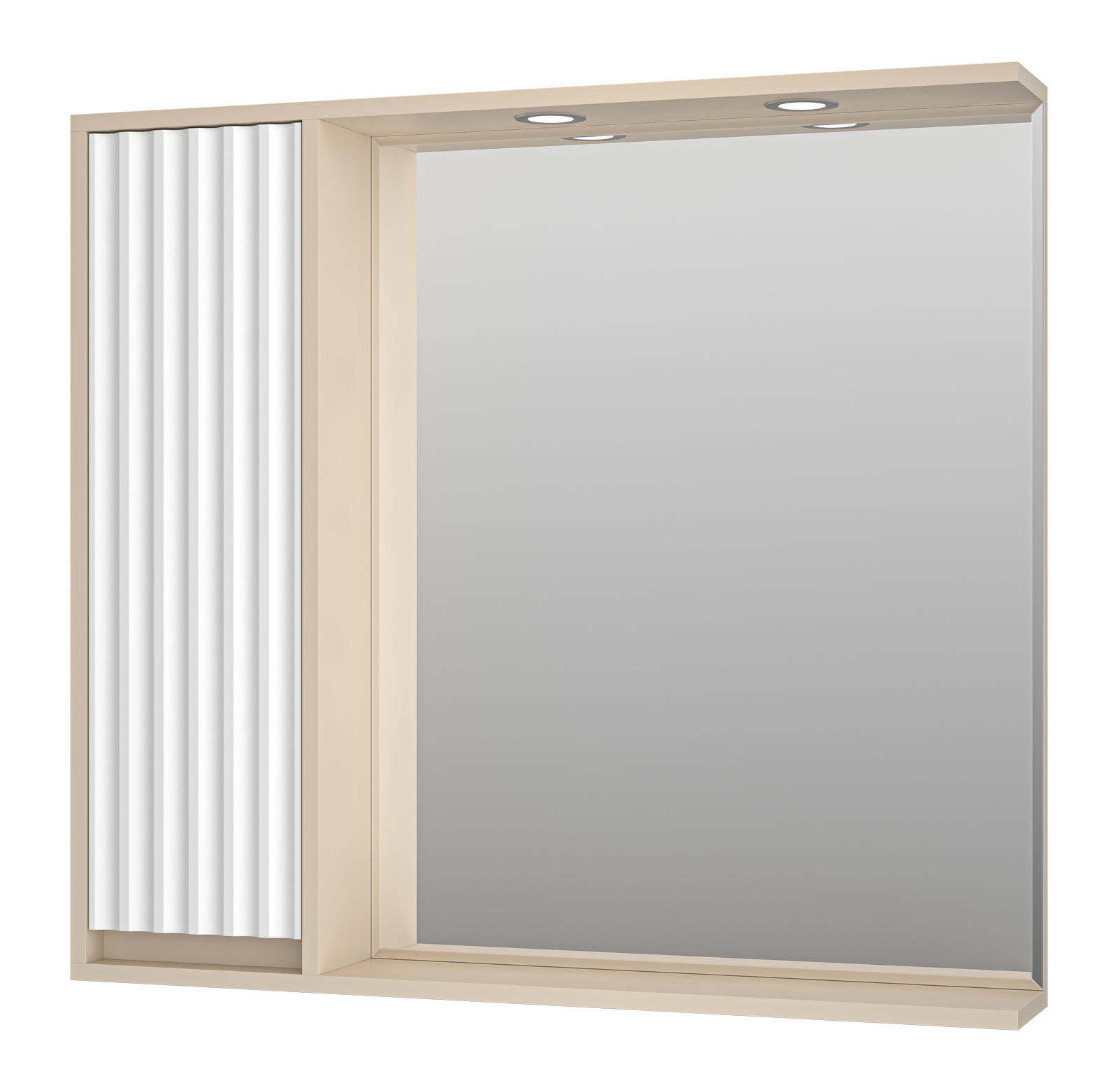 Зеркало Brevita Balaton 90 L, бежевое