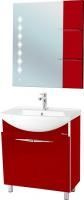 Мебель для ванной Bellezza Глория Гласс 75 бордо