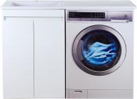 Тумба с раковиной Misty Фостер 55 напольная, прямая, под стиральную машину