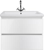 Тумба под раковину Style Line Даймонд 60 Люкс Plus подвесная, белая
