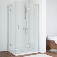 Душевой уголок Vegas Glass AFA-F 90*80 07 01 R профиль матовый хром, стекло прозрачное