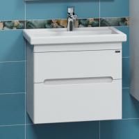 Тумба с раковиной СанТа Лондон 60 подвесная, 2 ящика