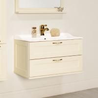 Тумба под раковину Aquaton Леон 80 дуб бежевый