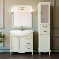 Мебель для ванной ValenHouse Эллина 85 слоновая кость, фурнитура бронза