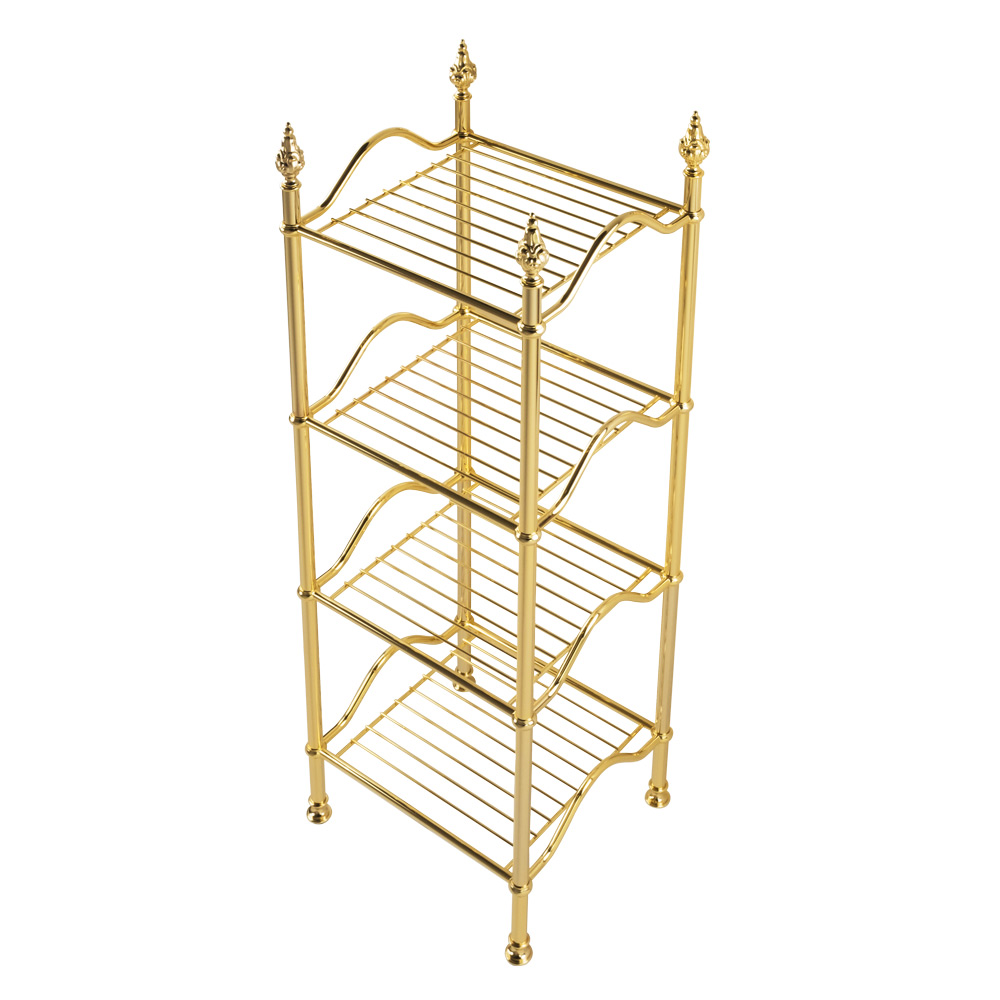 Полка Migliore Mirella 26361 напольная, золото
