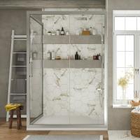 Душевой уголок Stworki Эстерсунд 160x80 см профиль хром матовый