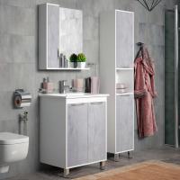 Мебель для ванной Corozo Чикаго 75 бетон