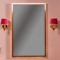 Зеркало Armadi Art Monaco 70 бордо, золото, с подсветкой