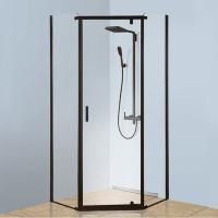 Душевой уголок Berges Solo 061106 90х90, профиль черный