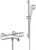 Душевой комплект Hansgrohe Ecostat 1001 CL ВМ 13201000 термостат + душевой гарнитур