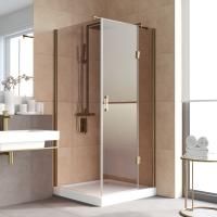 Душевой уголок Vegas Glass AFP-Fis LUX 120*90 05 05 R профиль бронза, стекло бронза