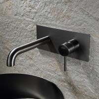 Смеситель для раковины Black&White Universe U7620GM настенный