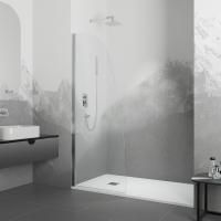 Душевая перегородка RGW Walk In WA-006 80х200 профиль хром, стекло прозрачное