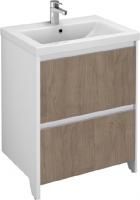 Тумба под раковину Velvex Klaufs 60.2Y белая, шатанэ, напольная