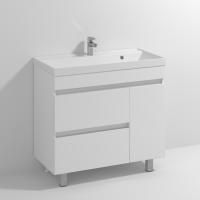 Тумба с раковиной Vod-Ok Best 90 напольная, белая