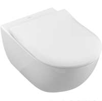 Унитаз подвесной Villeroy & Boch Subway 2.0 5614R2R1 CeramicPlus, сидение с микролифтом