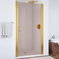 Душевая дверь в нишу Vegas Glass EP 80 09 05 профиль золото, стекло бронза