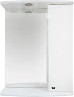 Зеркало-шкаф Misty Астра 50 с подсветкой, белый R