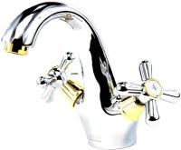 Смеситель для раковины Webert Armony AM700102017 золото с хромом